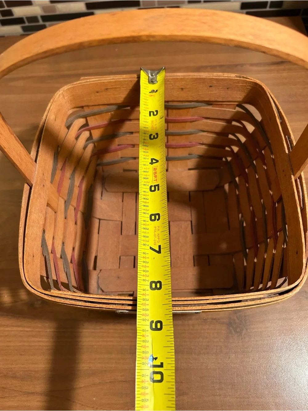 Vintage 1991 Longaberger “Imagine the Possibilities” Bee Basket- Natural Brown